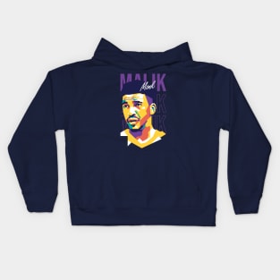 Malik Monk On WPAP Art 2 Kids Hoodie